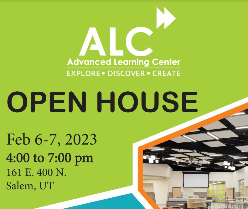 Nebo ALC Open House Feb 6 and 7th 4:00 to 7:00 pm