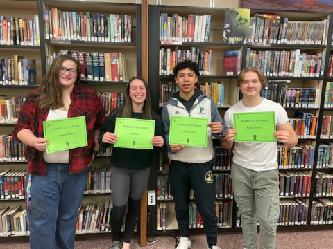 Students of the month for February